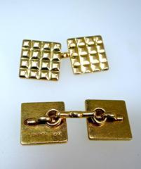 Cartier Gold Cufflinks, circa 1950