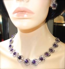 Margot de Taxco Amethyst Silver Set, circa 1948