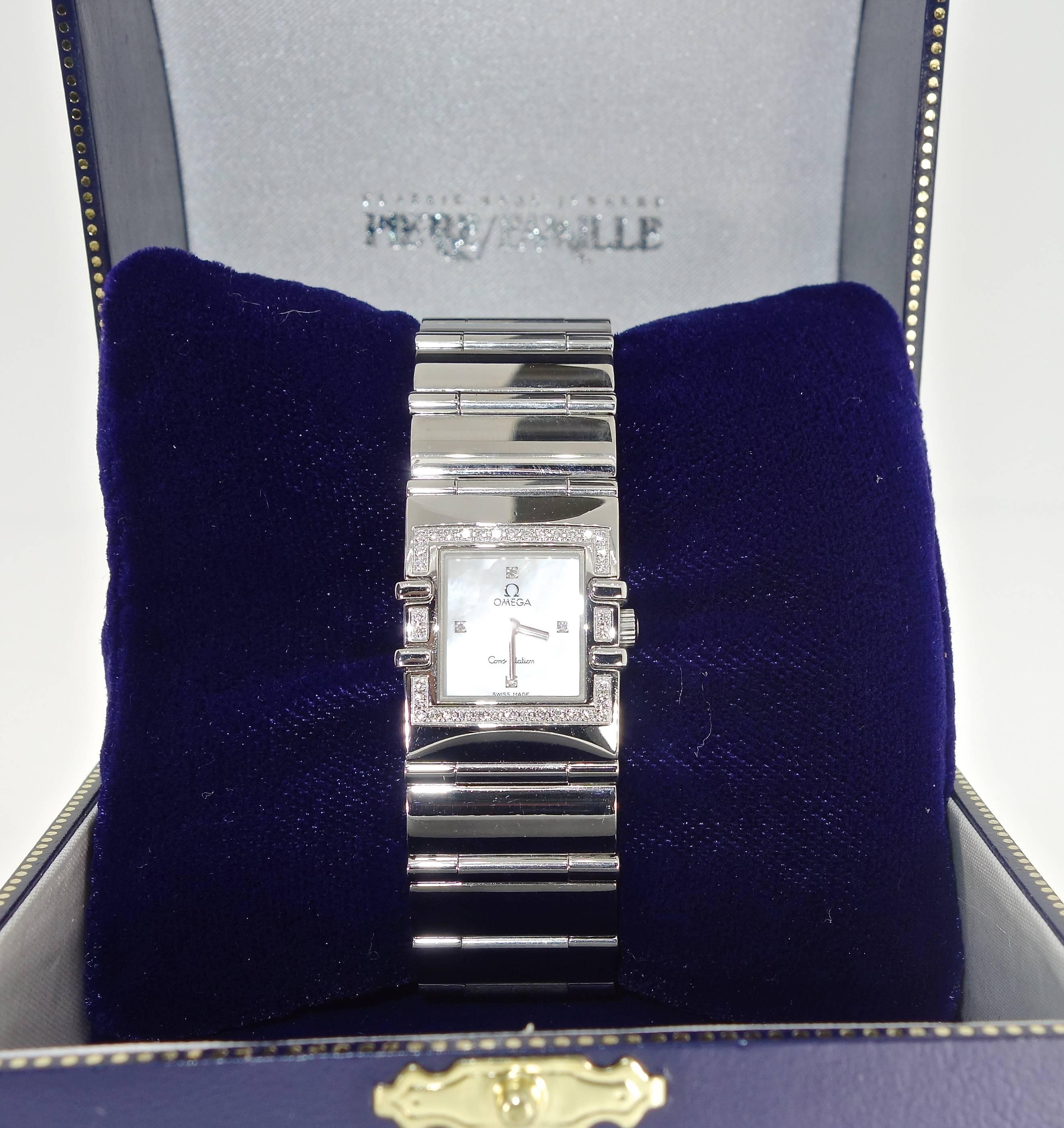omega constellation square face