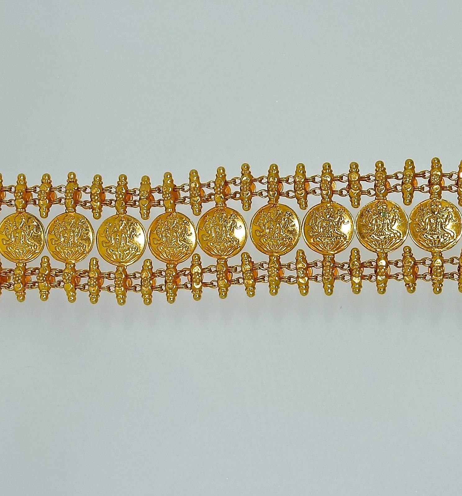 Ruby Gold Bracelet In Excellent Condition In Aspen, CO