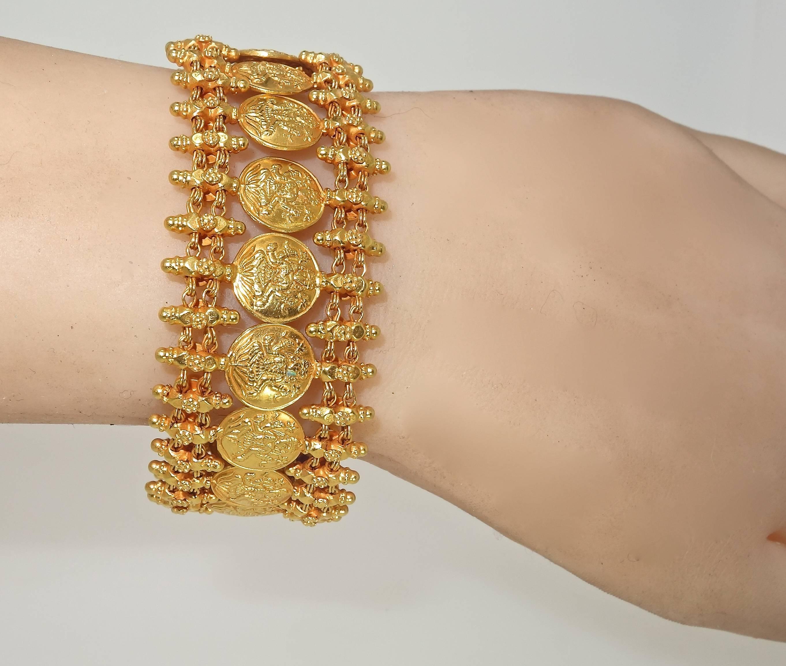 Ruby Gold Bracelet 2