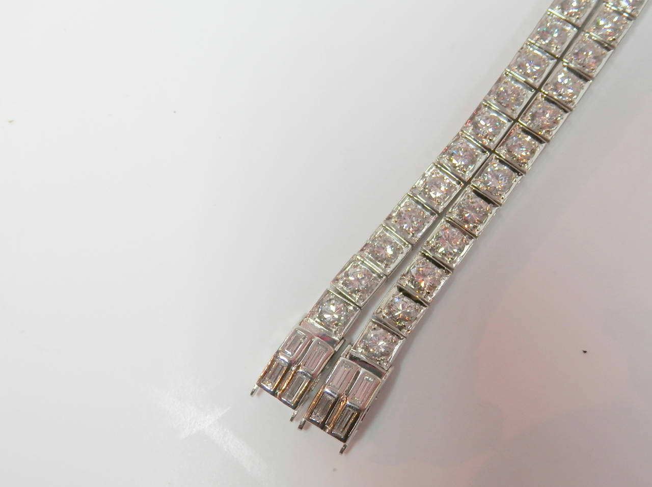 Diamond Platinum Necklace Bracelets 1