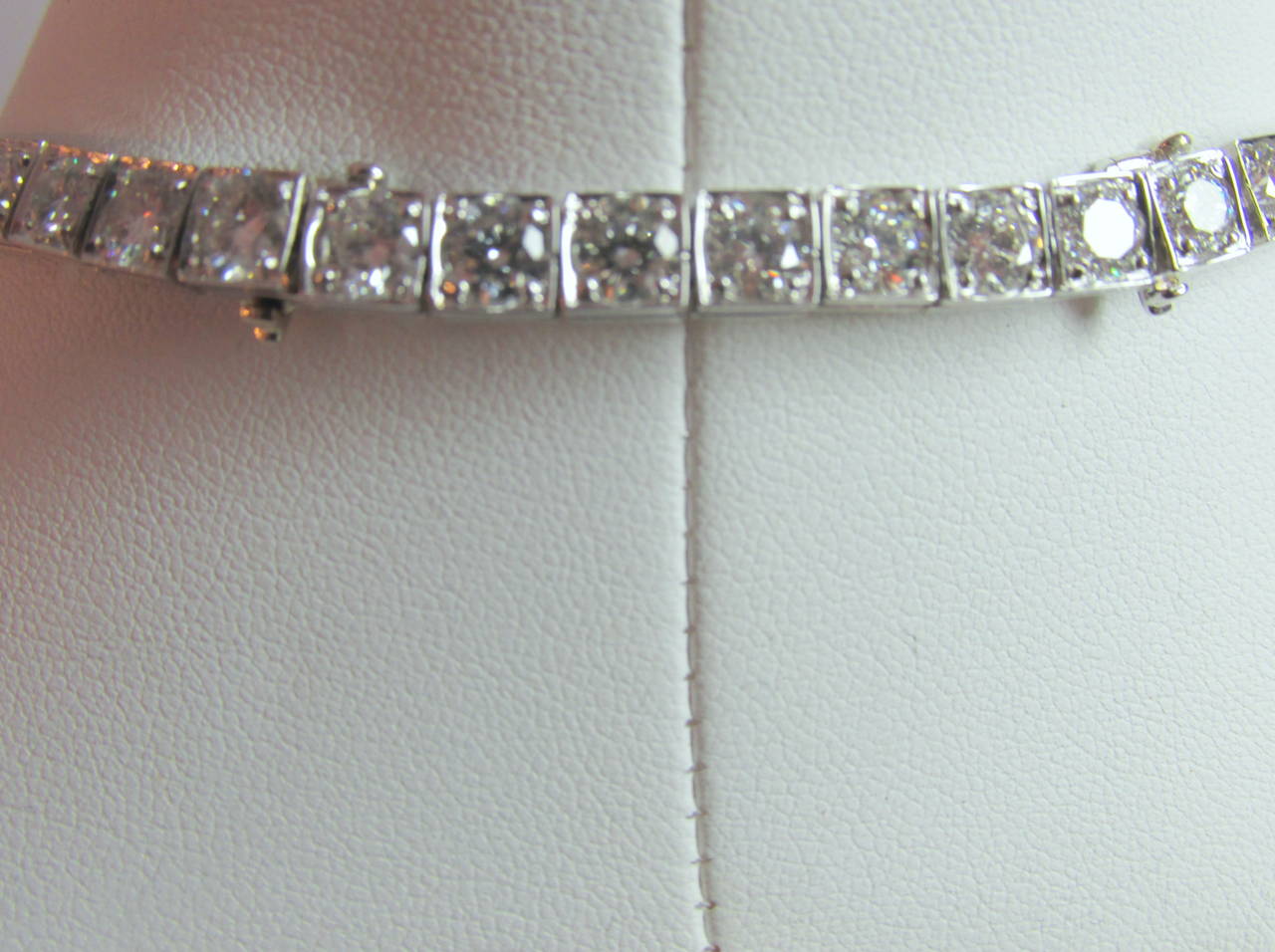 Diamond Platinum Necklace Bracelets 3