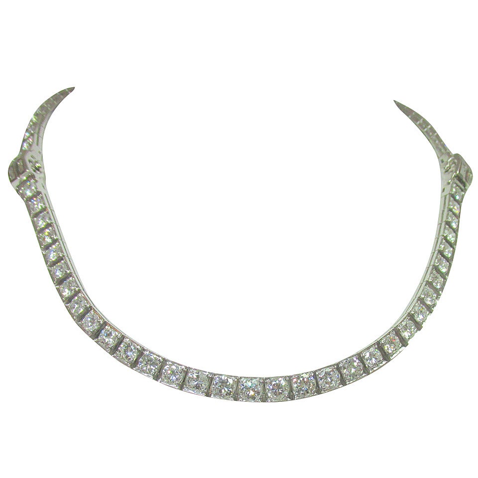 Diamond Platinum Necklace Bracelets