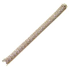 Diamond Gold Flexible Bracelet