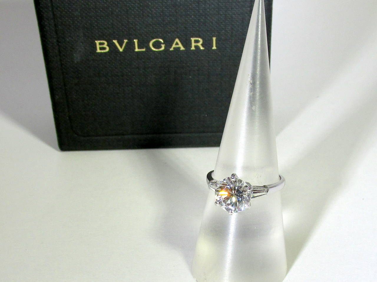 Contemporary Bulgari diamond ring