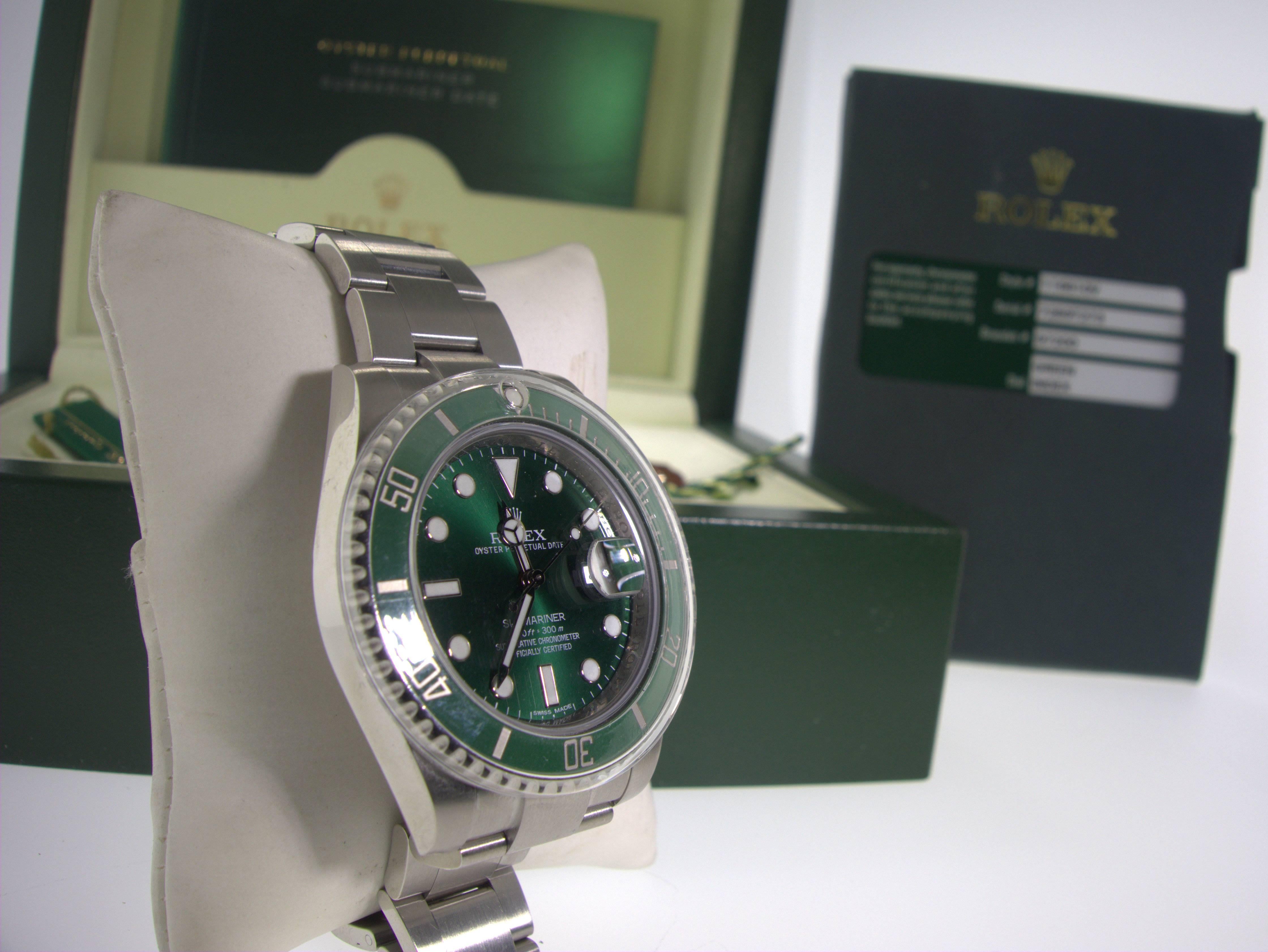 rolex the hulk for sale