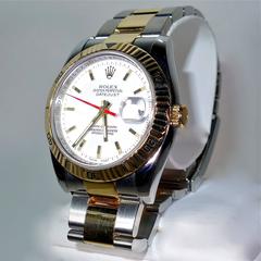 Rolex Yellow Gold Stainless Steel Datejust Wristwatch Ref 116263