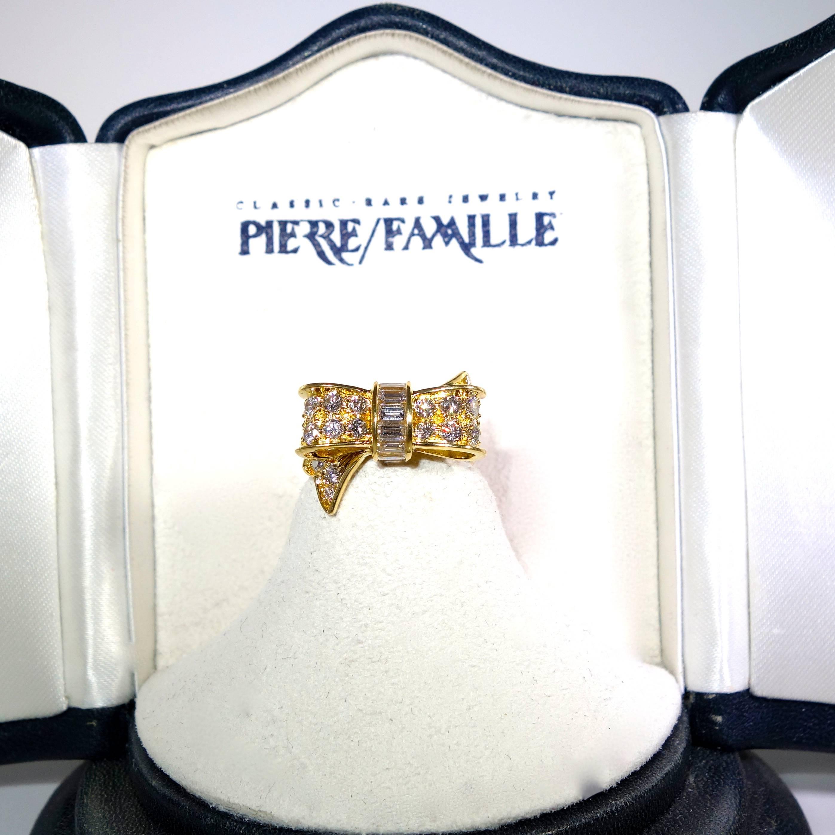 tiffany bow ring gold