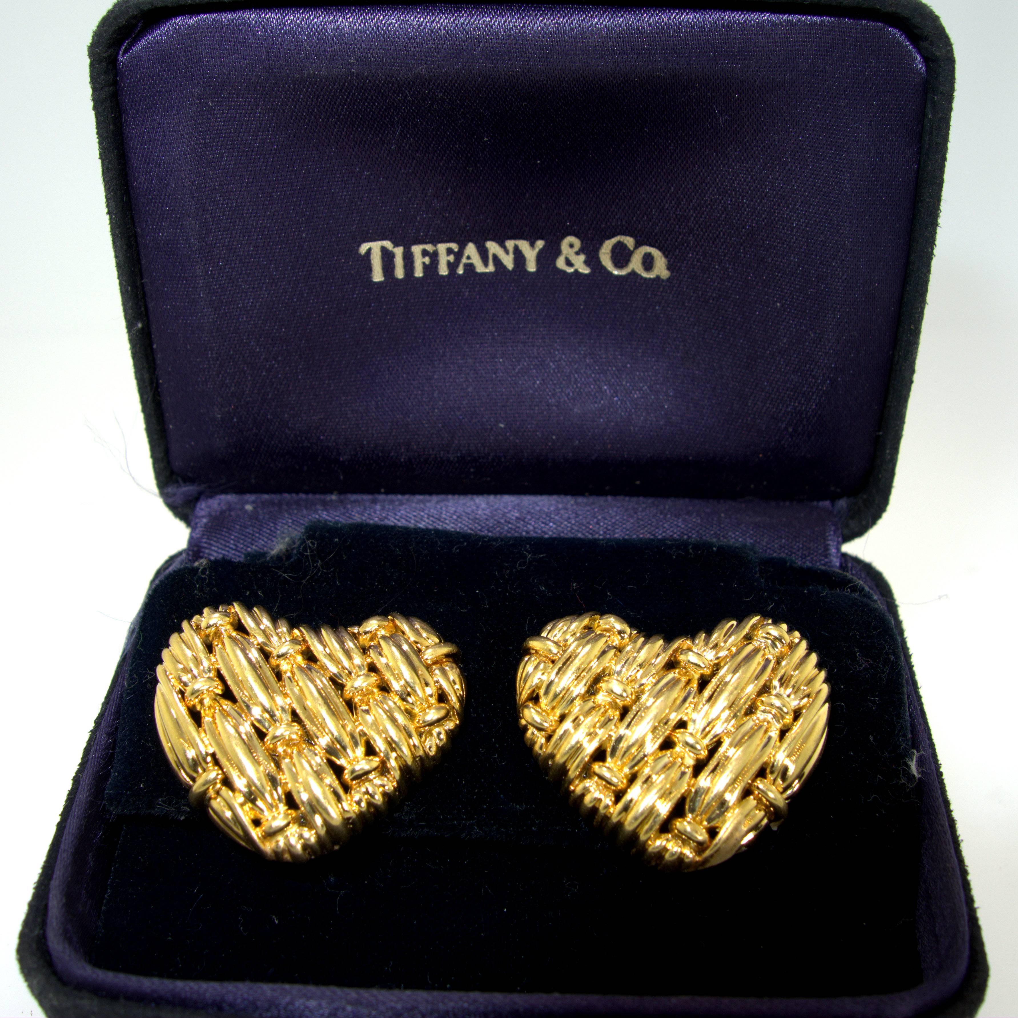 Women's Tiffany & Co. Woven Gold Earrings
