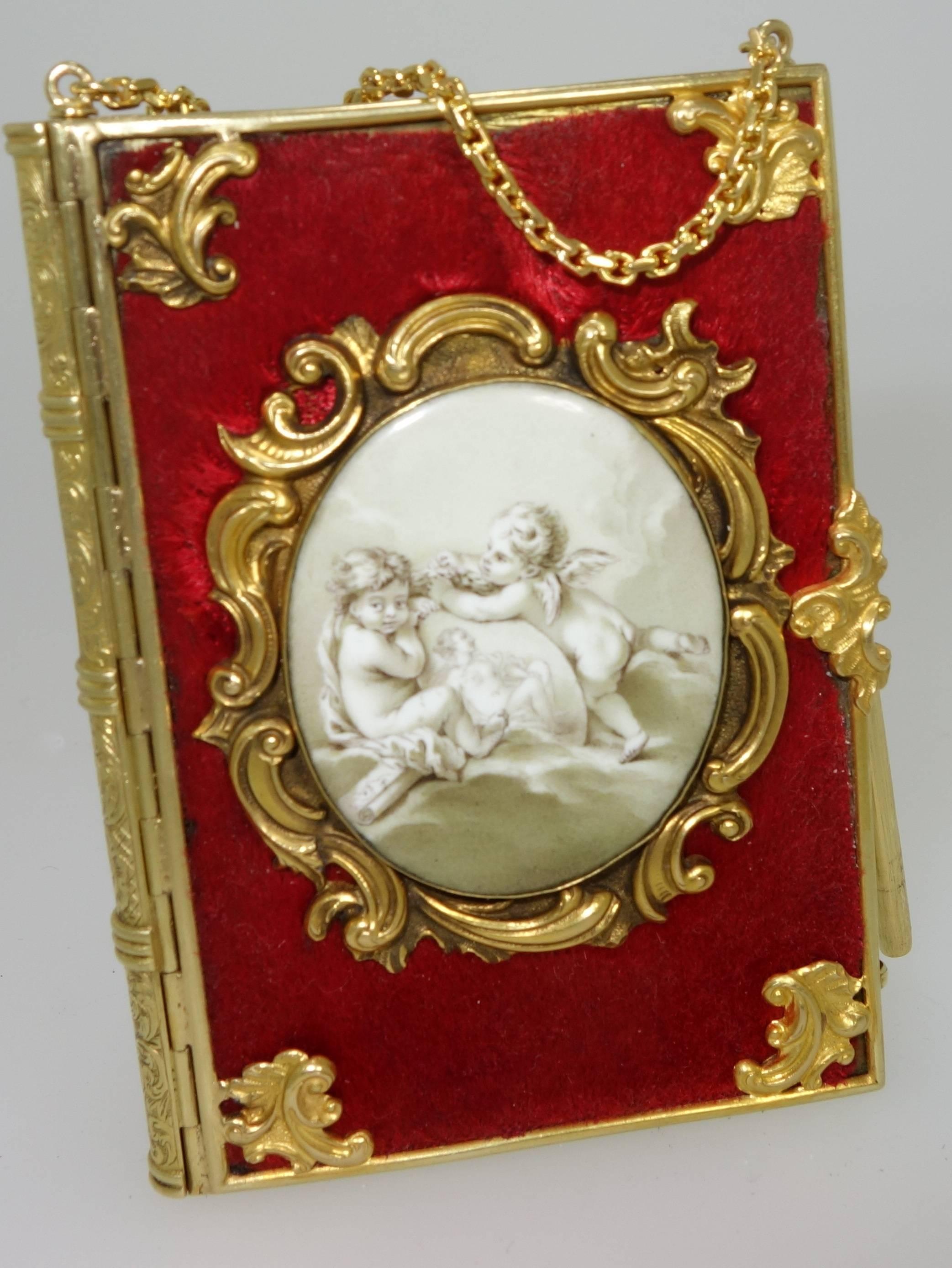 Women's or Men's Antique Gold Almanac for London 1862