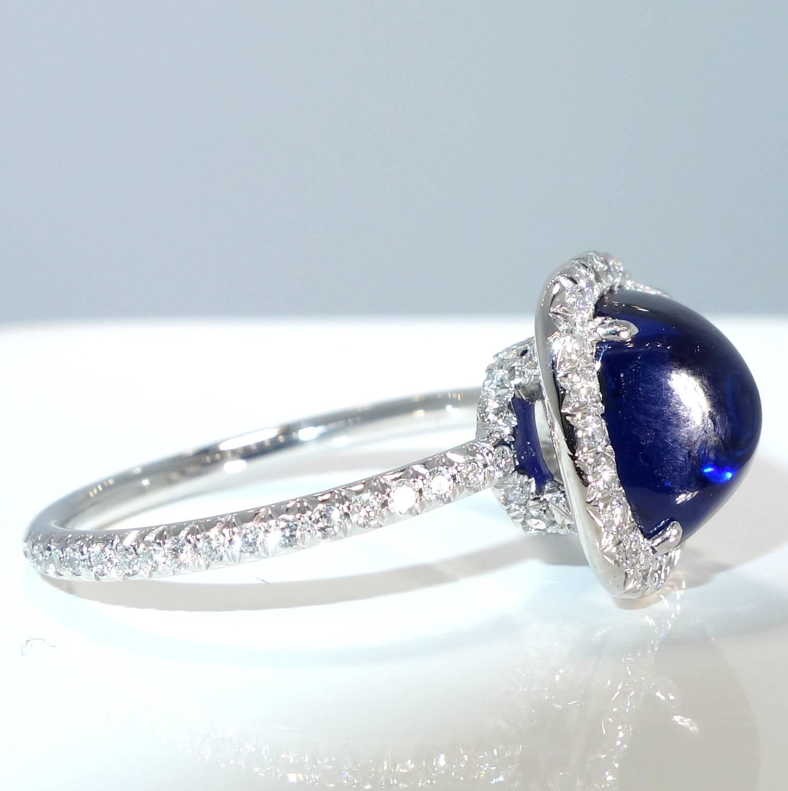 sugarloaf sapphire ring