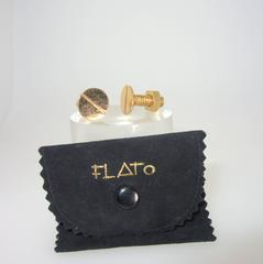 Iconic Paul Flato Nut and Bolt Gold Cufflinks