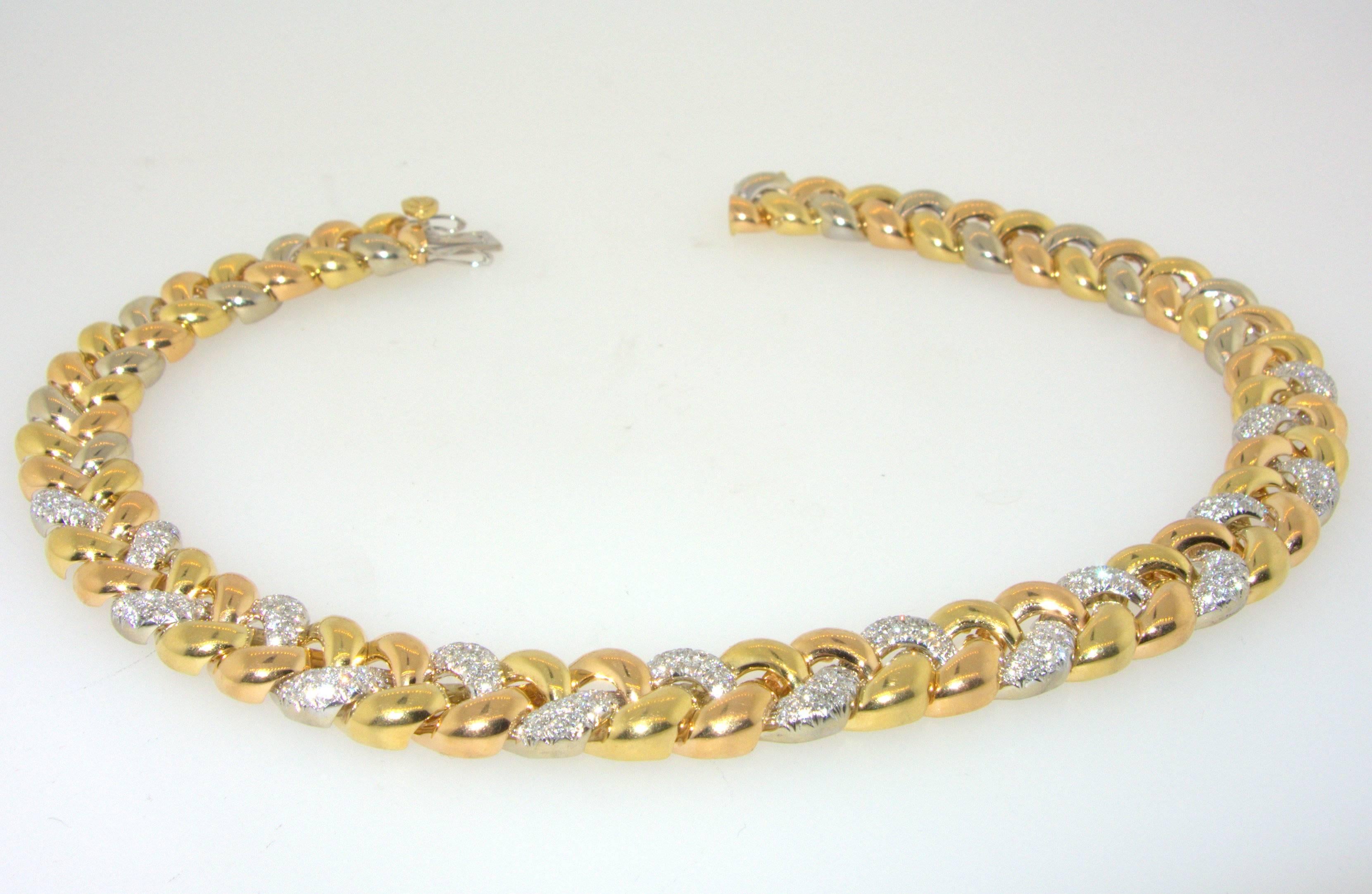 Women's Poiray Diamond Gold Necklace