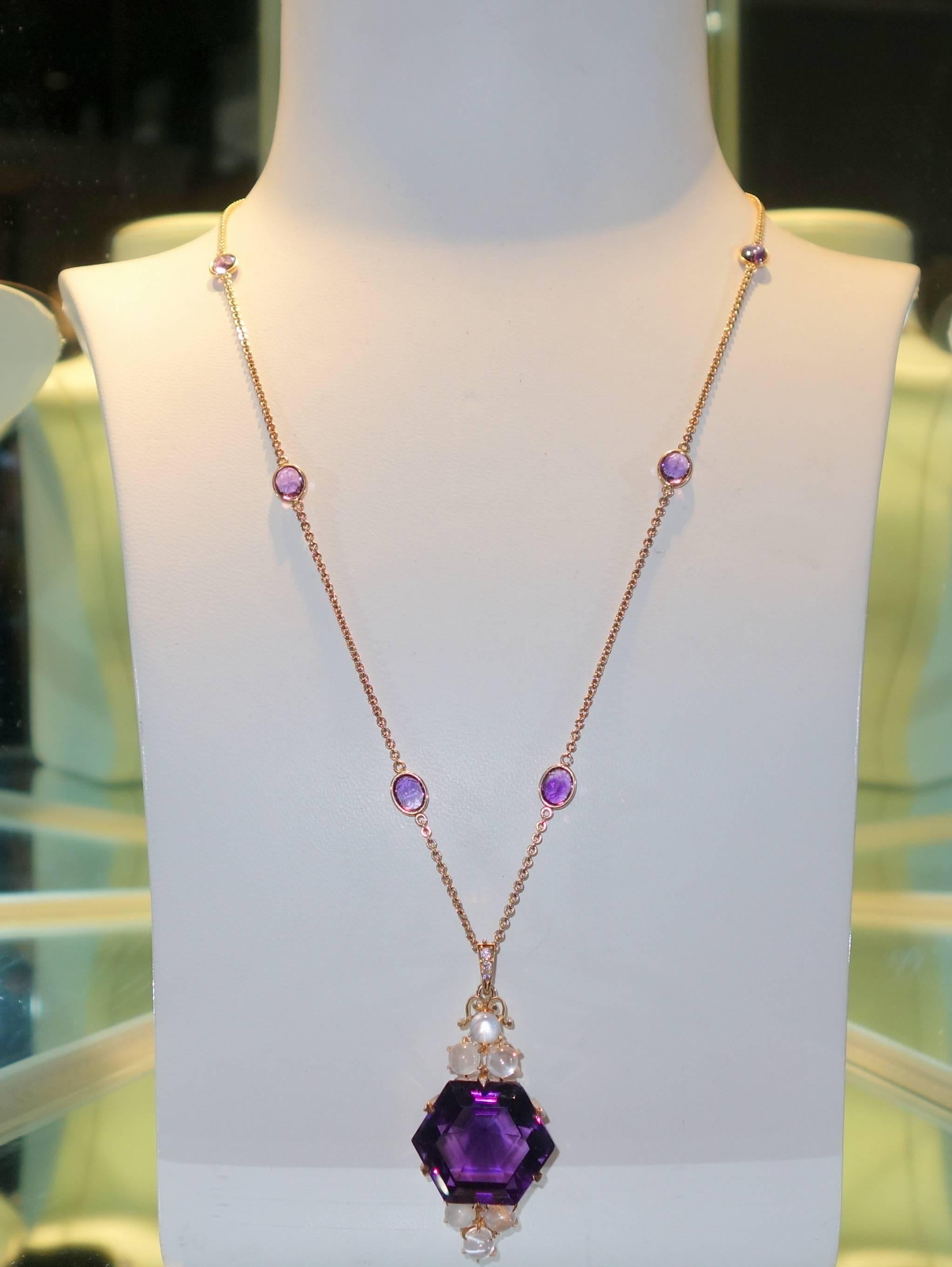 Women's Victorian Amethyst necklace
