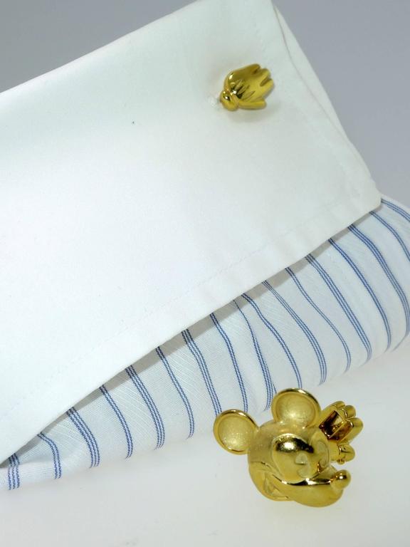 Jose Hess Disney Mickey Mouse Cufflinks For Sale at 1stdibs