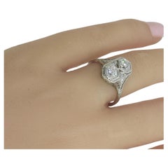 Antiker edwardianischer Platin- und Diamantring, um 1915.
