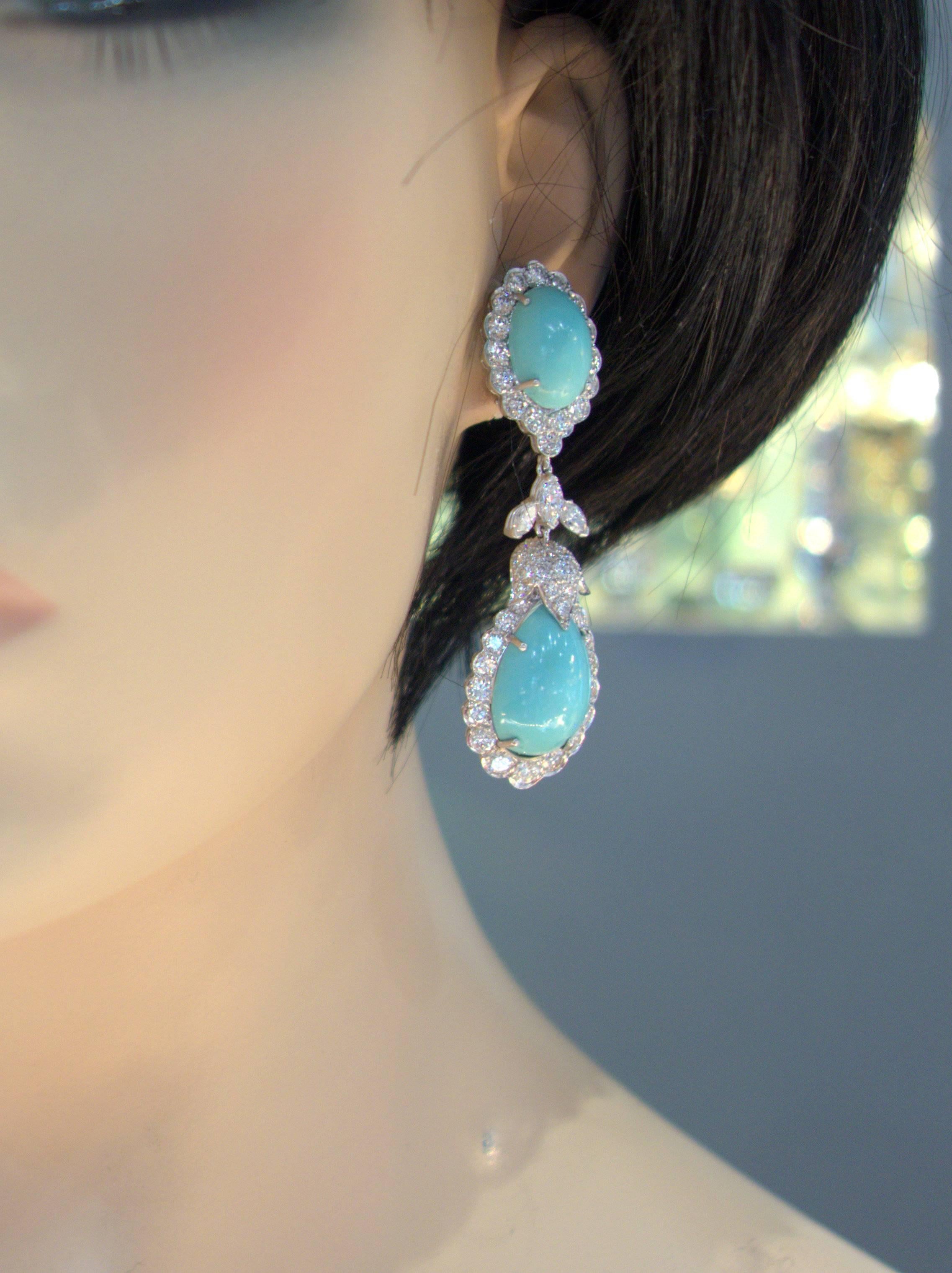 persian turquoise earrings