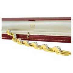 Cartier Paris 18K, Platinum and Diamond Bracelet, c. 1938.