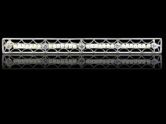 Antique Natural Pearl and Diamond Straight Pin, circa 1915 Antique Natural Pearl and Diamond Straight Pin, circa 1915