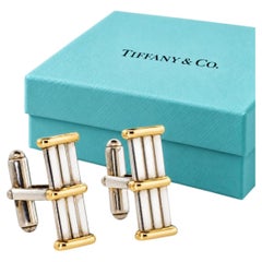 Tiffany & Co. Gemelli in oro giallo 14 carati e argento sterling
