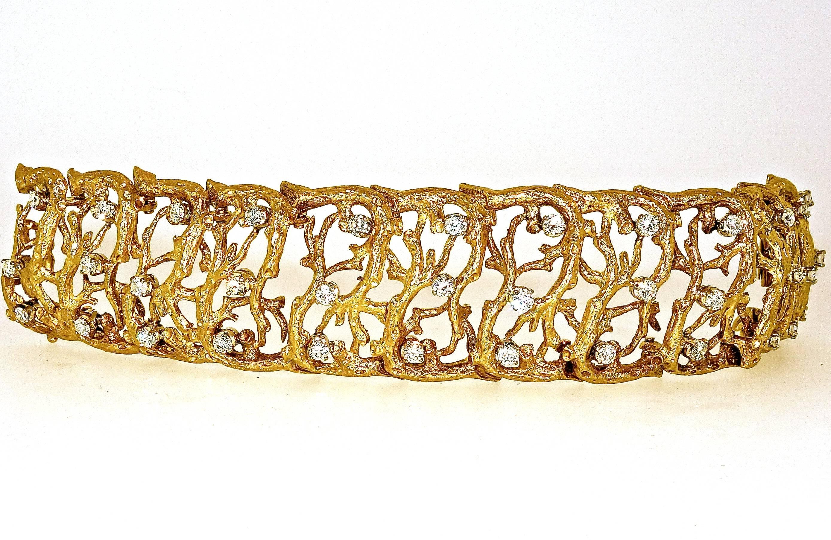 Women's or Men's Buccellati Diamond Bracelet