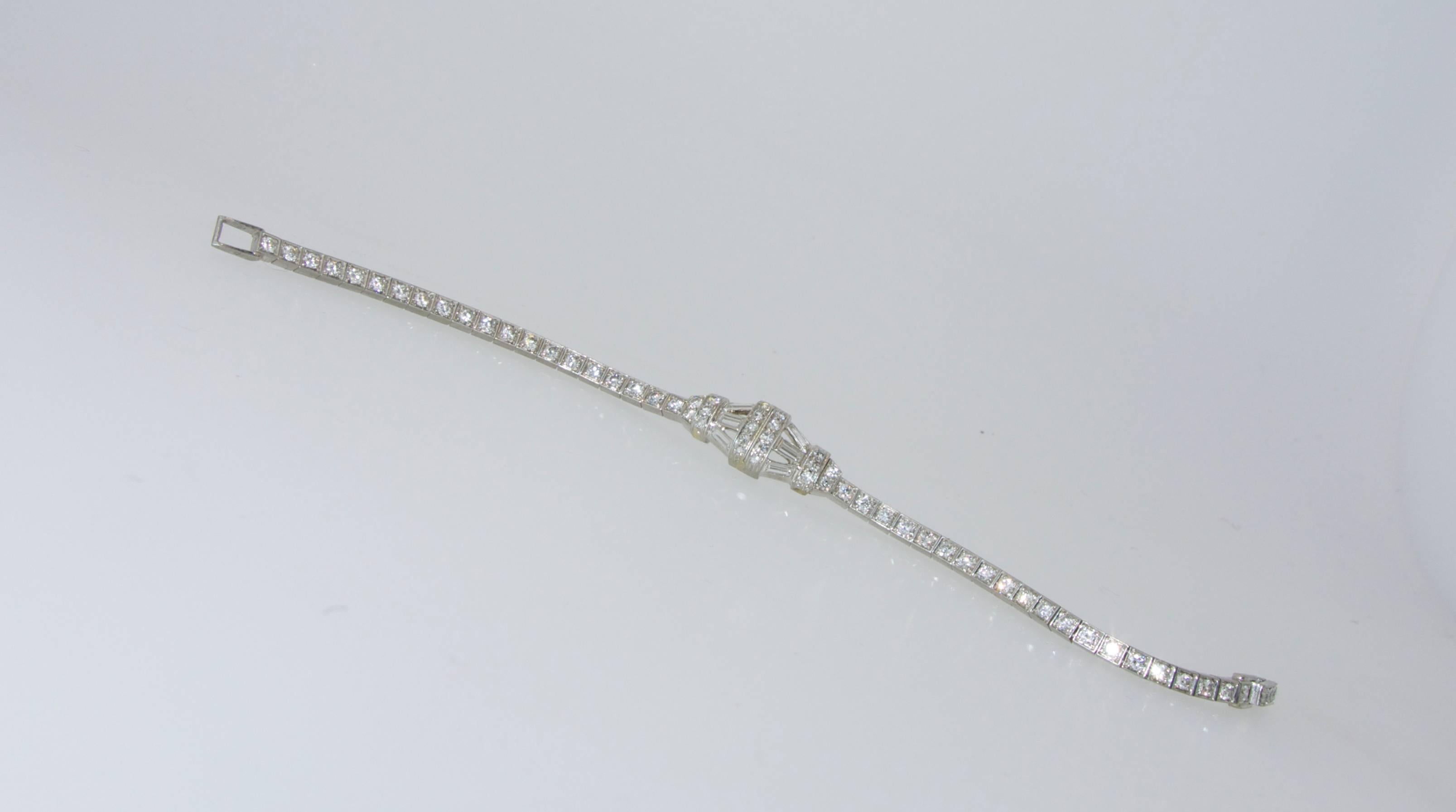 Tiffany & Co. Vintage Diamond Bracelet (Art déco)