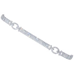 Platinum and Diamond Art Deco Bracelet, Oscar Heyman