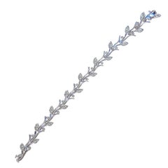 Diamond and Platinum Garland Bracelet by Tiffany & Co.
