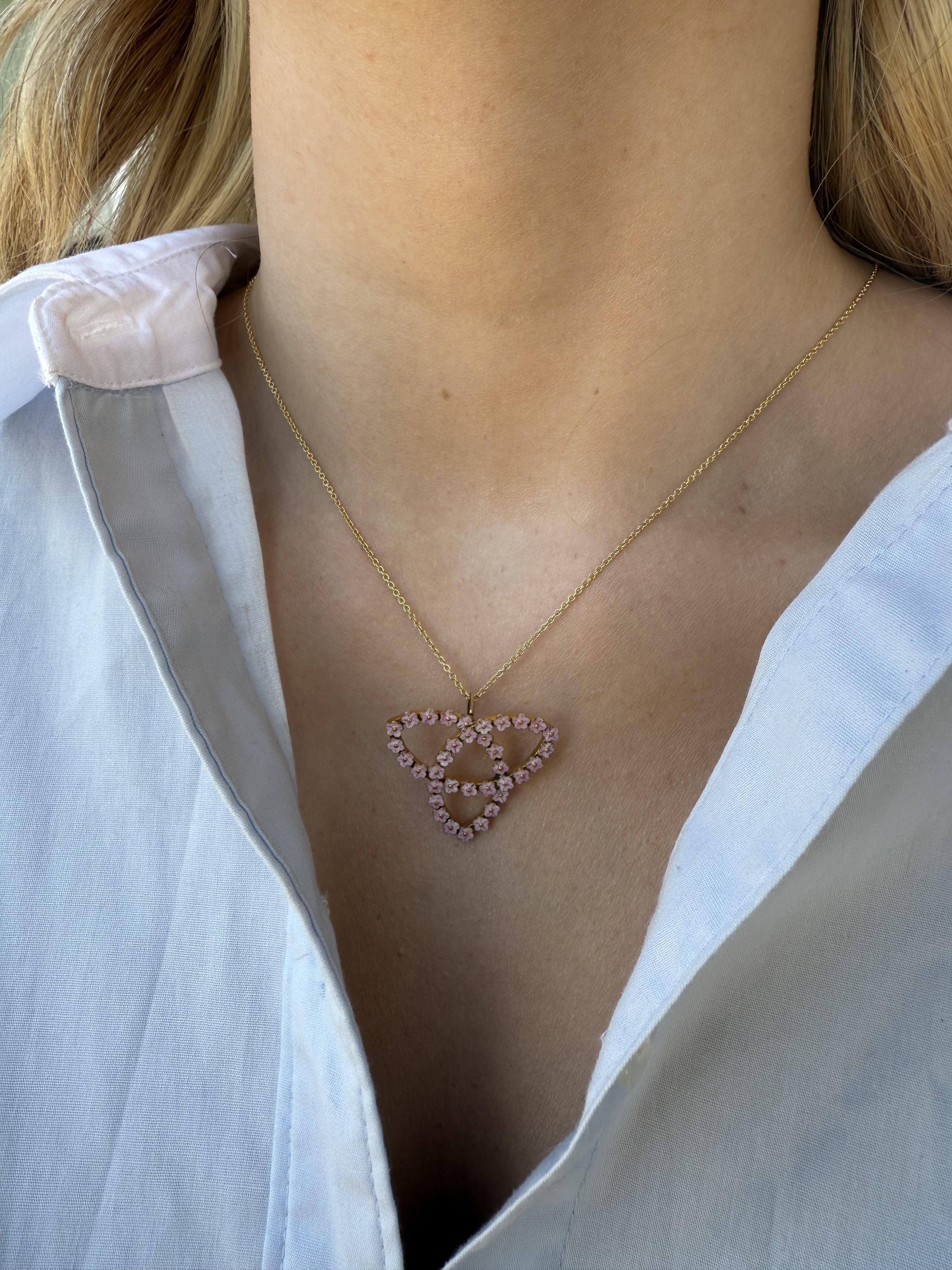 Pendentif de conversion en émail vintage Bon état - En vente à Montgomery, AL
