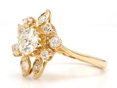 Anello in oro con diamante da 1,4 carati