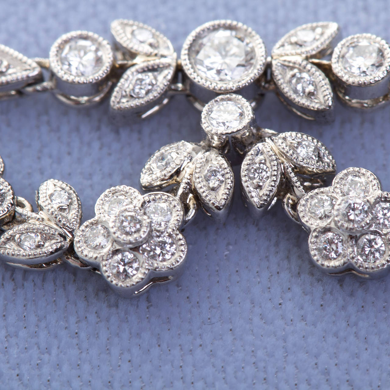 Fancy Yellow Pear Shaped Diamond Festoon Necklace Antique 5.06 Carat In Good Condition In Lakewood, NJ