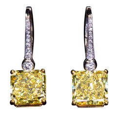 GRAFF London Yellow Diamond Drop Earrings