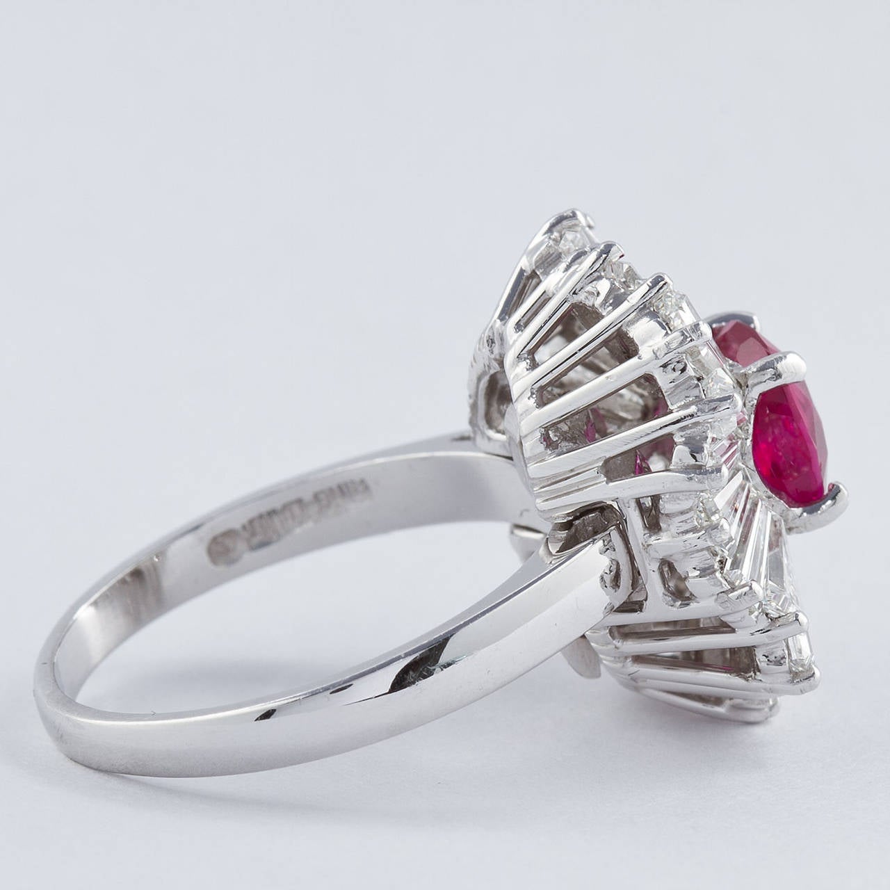 ruby ballerina ring