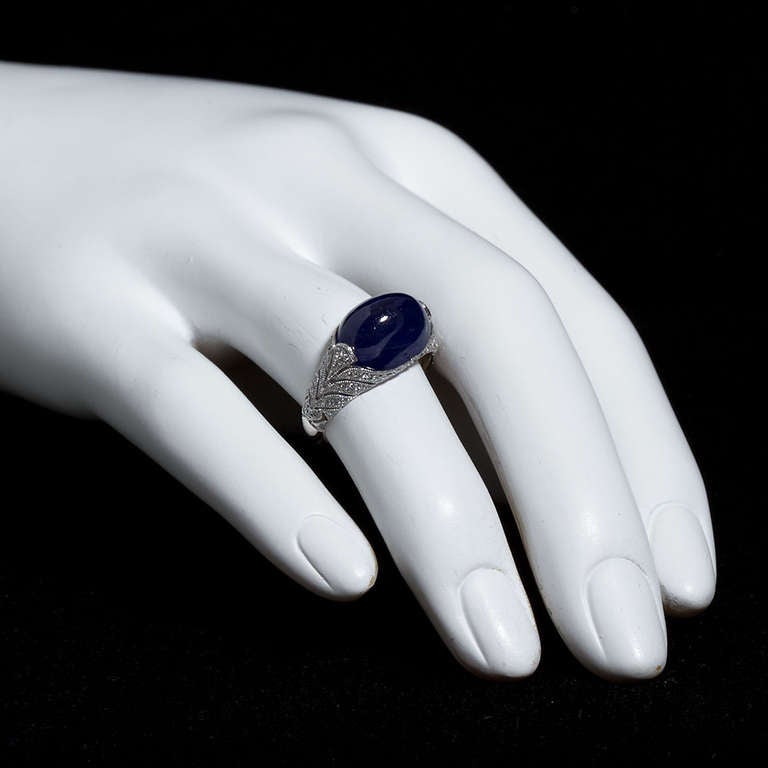 cabochon sapphire rings