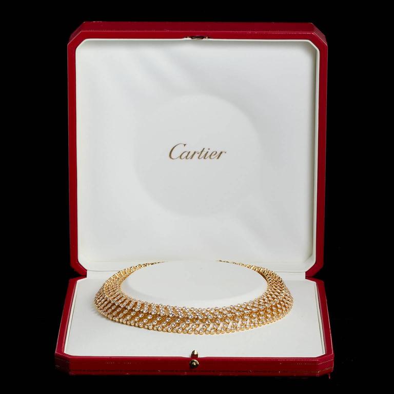 vintage cartier diamond necklace