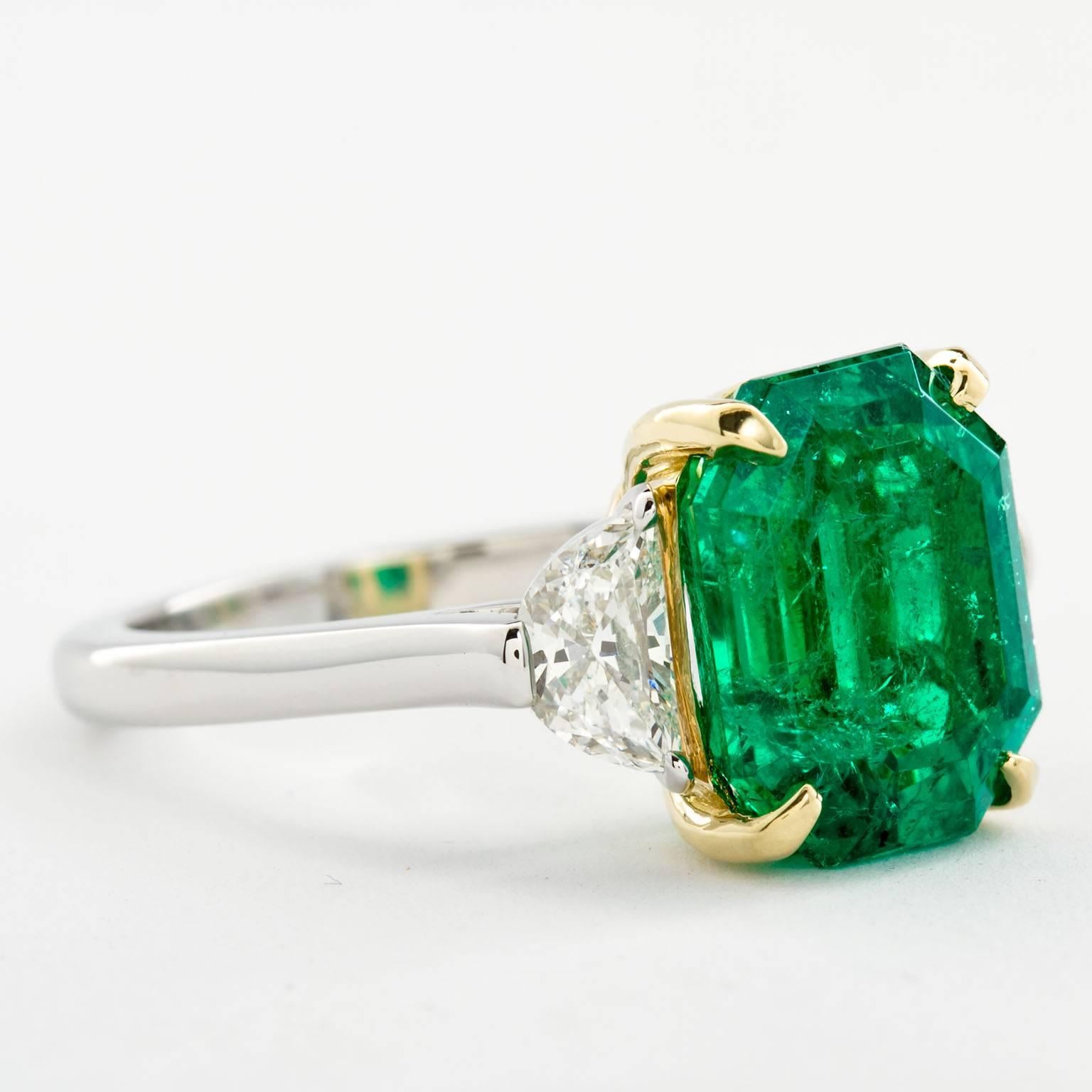 colombian emerald engagement rings