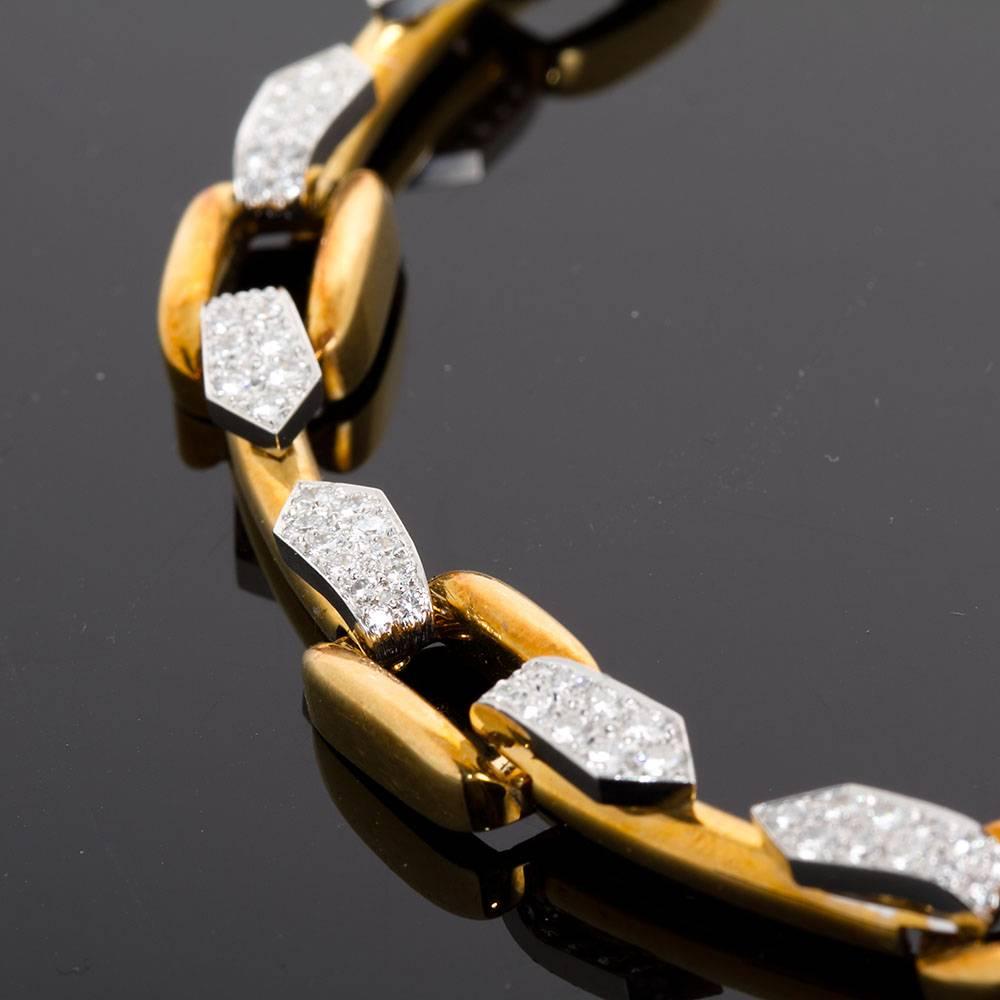 Women's David Webb Diamond Gold Necklace