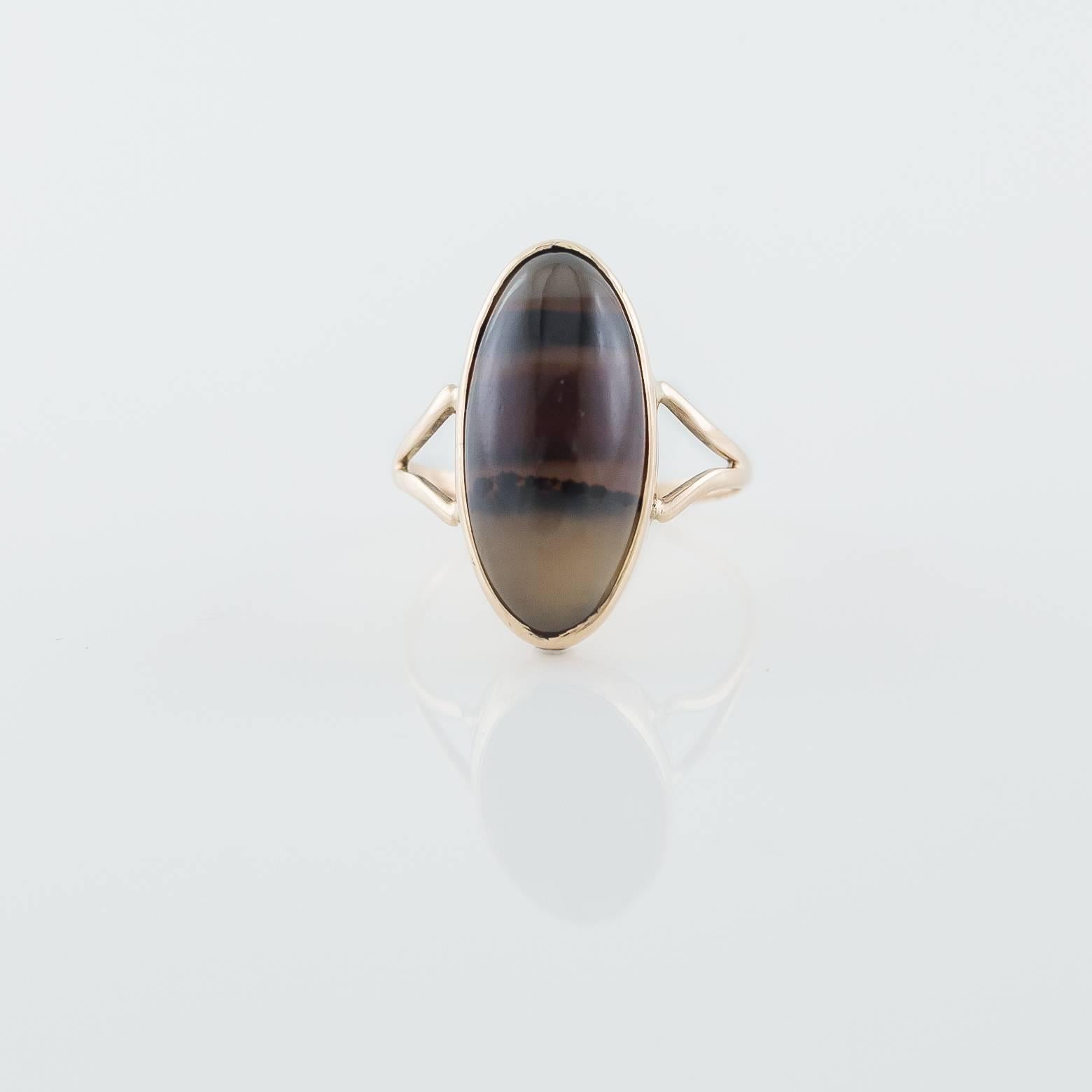 montana agate ring