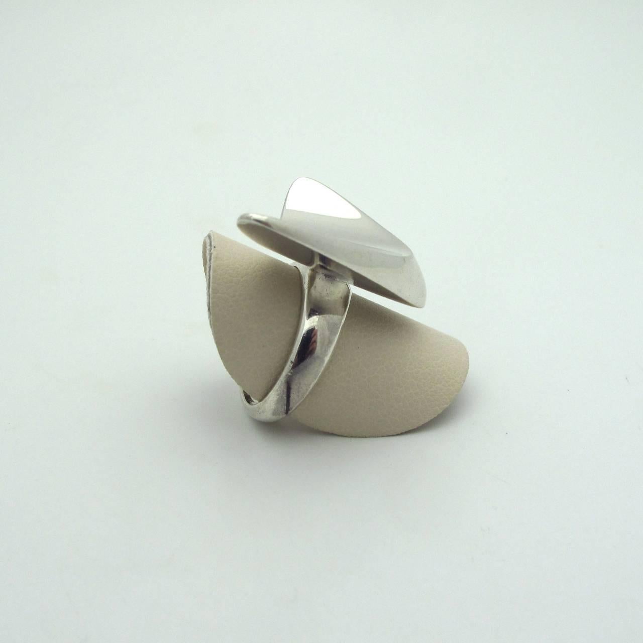 Modern Georg Jensen Sterling Silver Ring