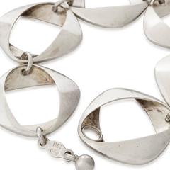 Georg Jensen Bracciale a Maglie in Argento