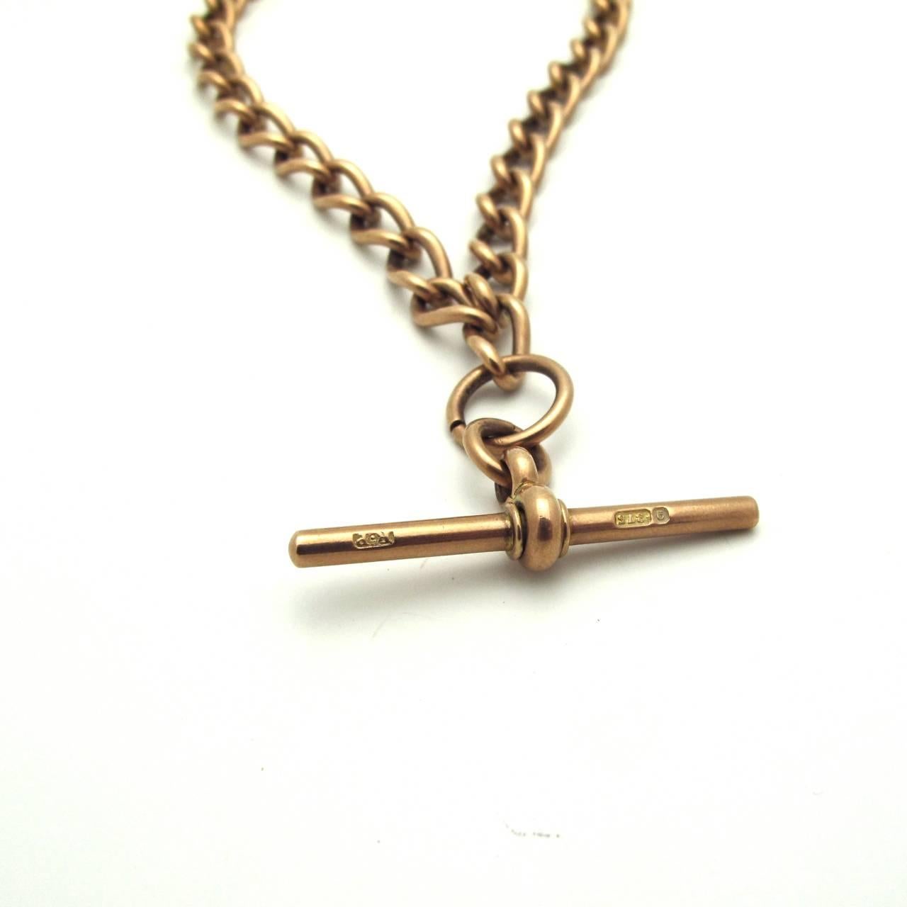fob chain necklace gold