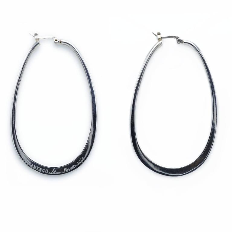 tiffany large hoop earrings