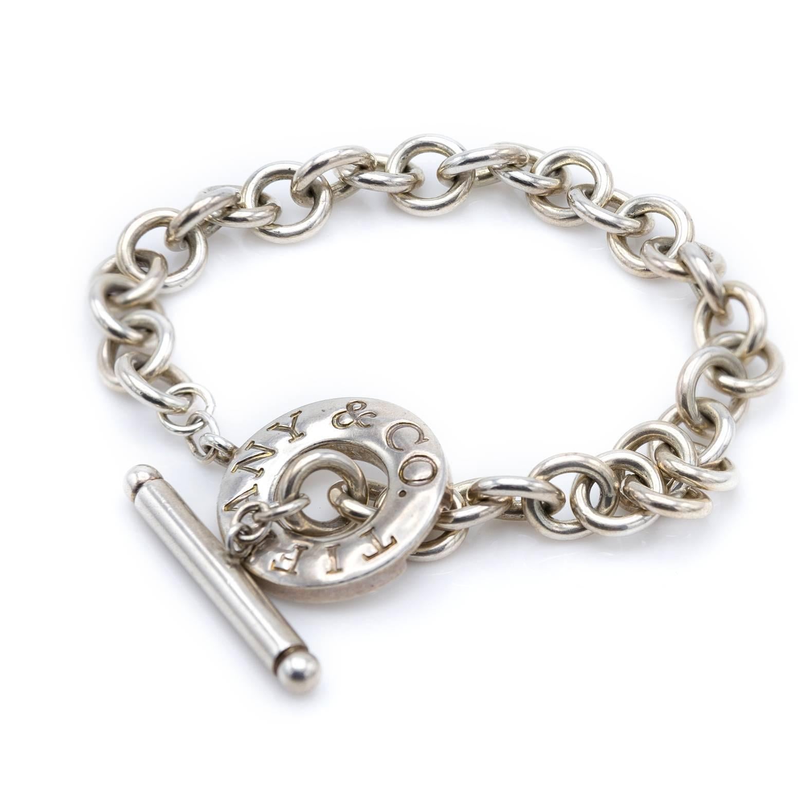 Tiffany & Co. Sterling Silver Open Link Bracelet 3
