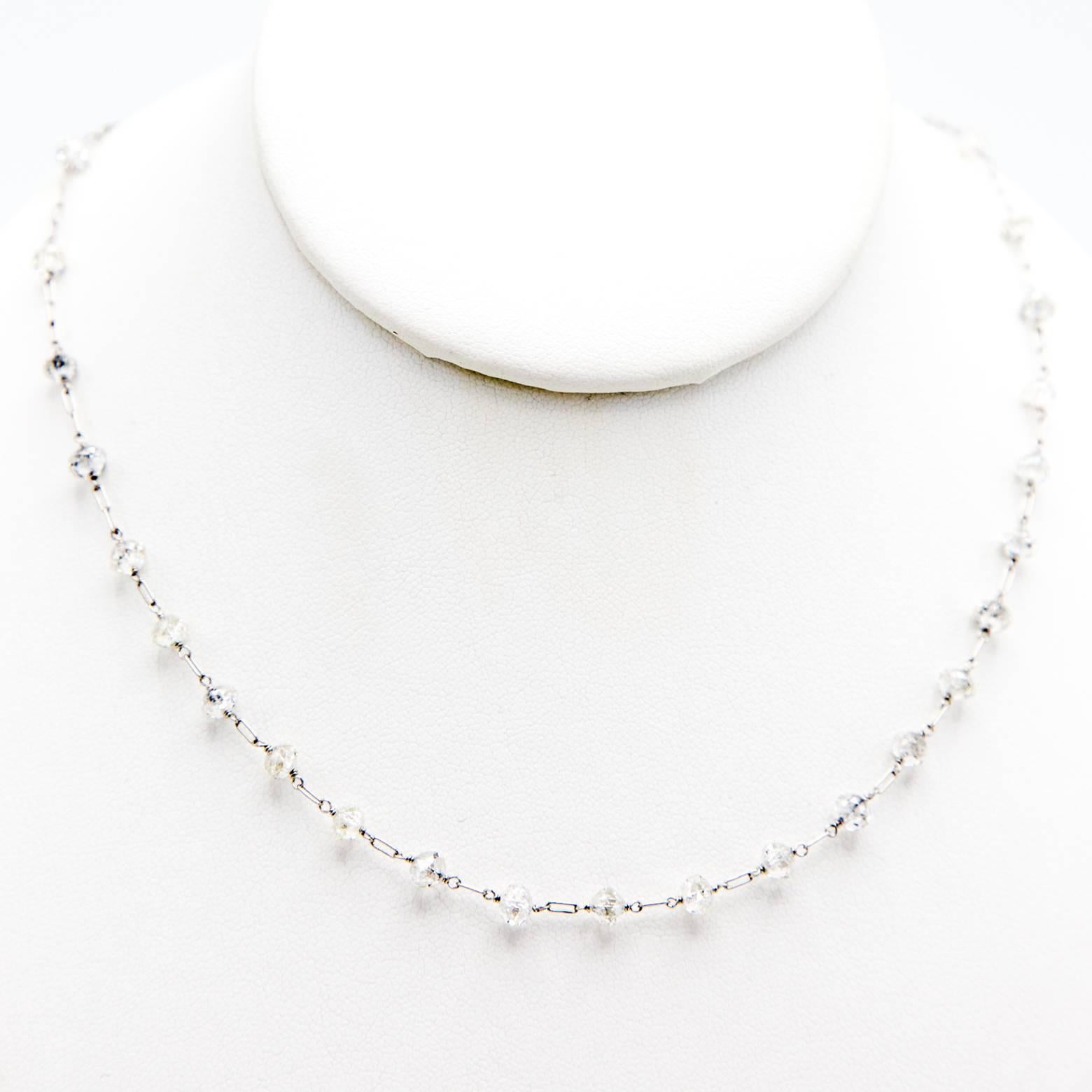 diamond beads necklace