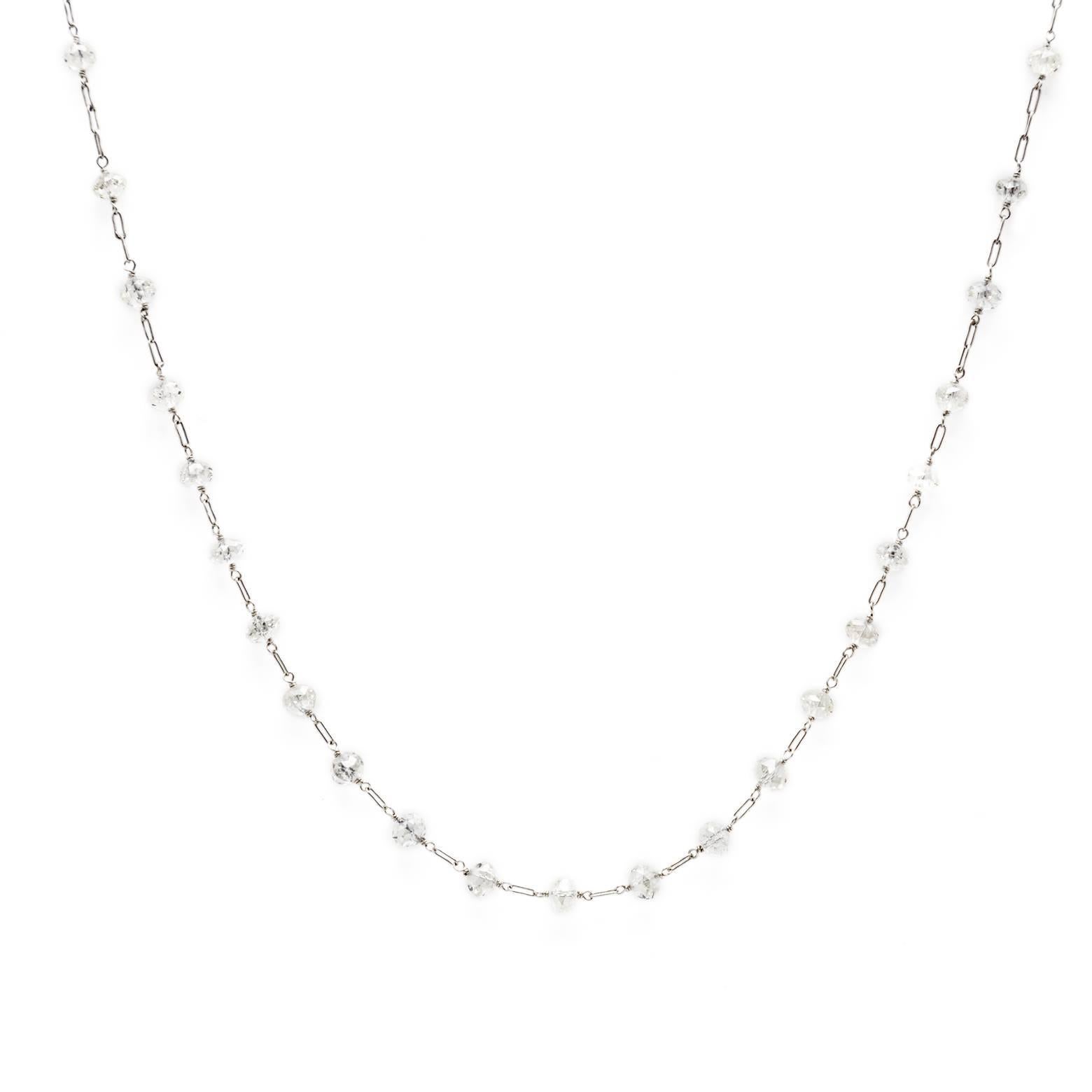 diamond bead necklace