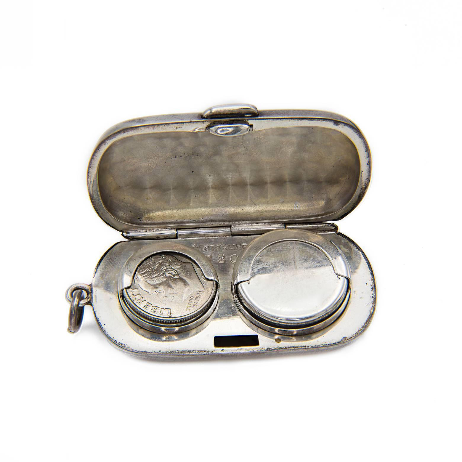 sterling silver coin holder
