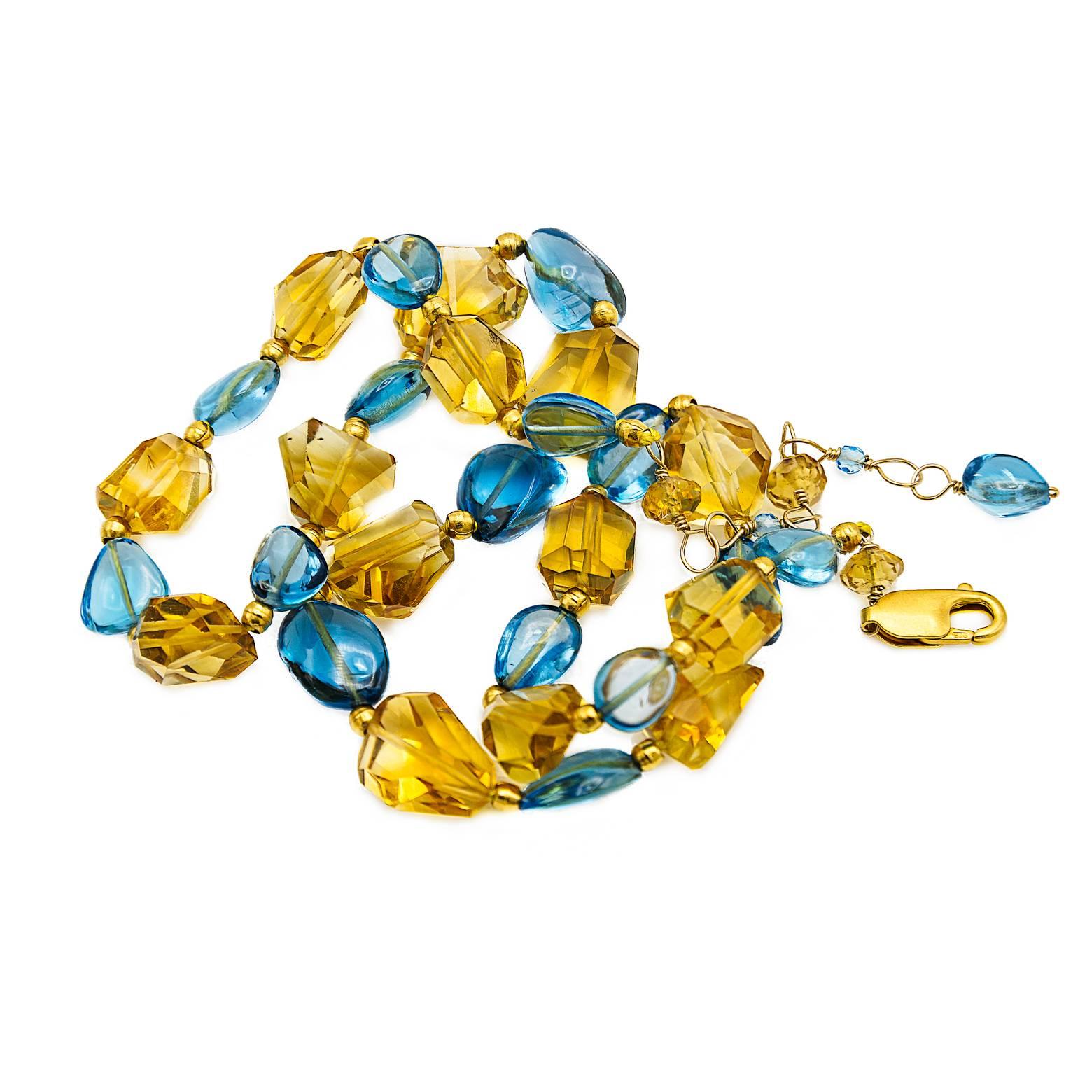 blue topaz beads