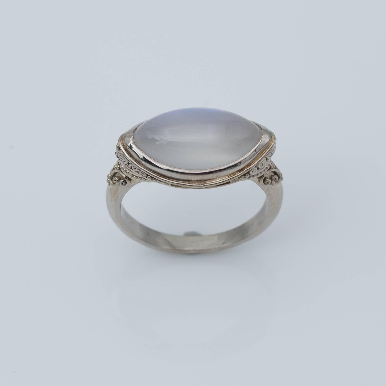 marquise moonstone ring