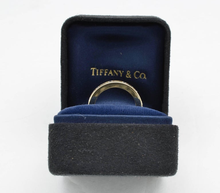 Tiffany and Co. 18K Yellow Gold Eternity Band Diamond Baguette and ...